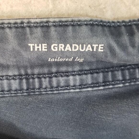 AG Adriano Goldschmied jeans men's 36x32 The Graduate tailored straight blue - Picture 11 of 12
